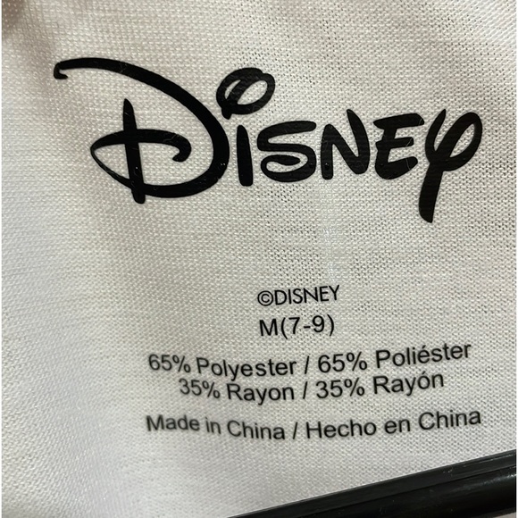 Lilo & Stitch T-Shirt, White, Size M (7-9), NWT, Ohana, - Picture 5 of 6